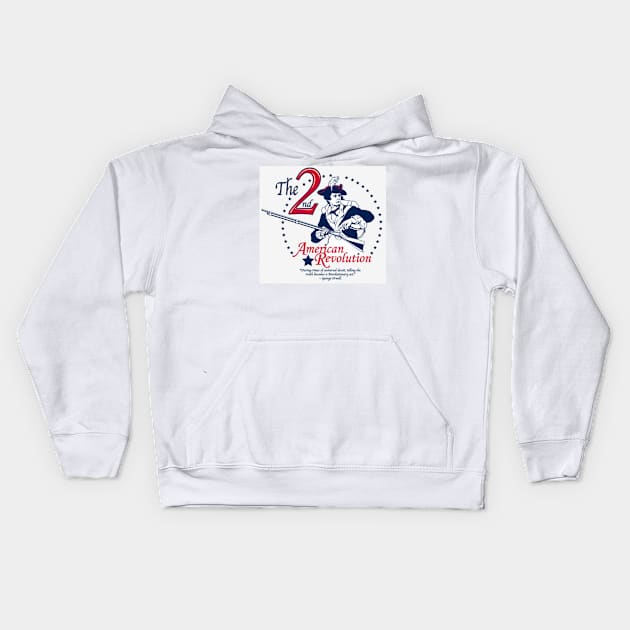 American Revolution Kids Hoodie by larsbeelzebubart